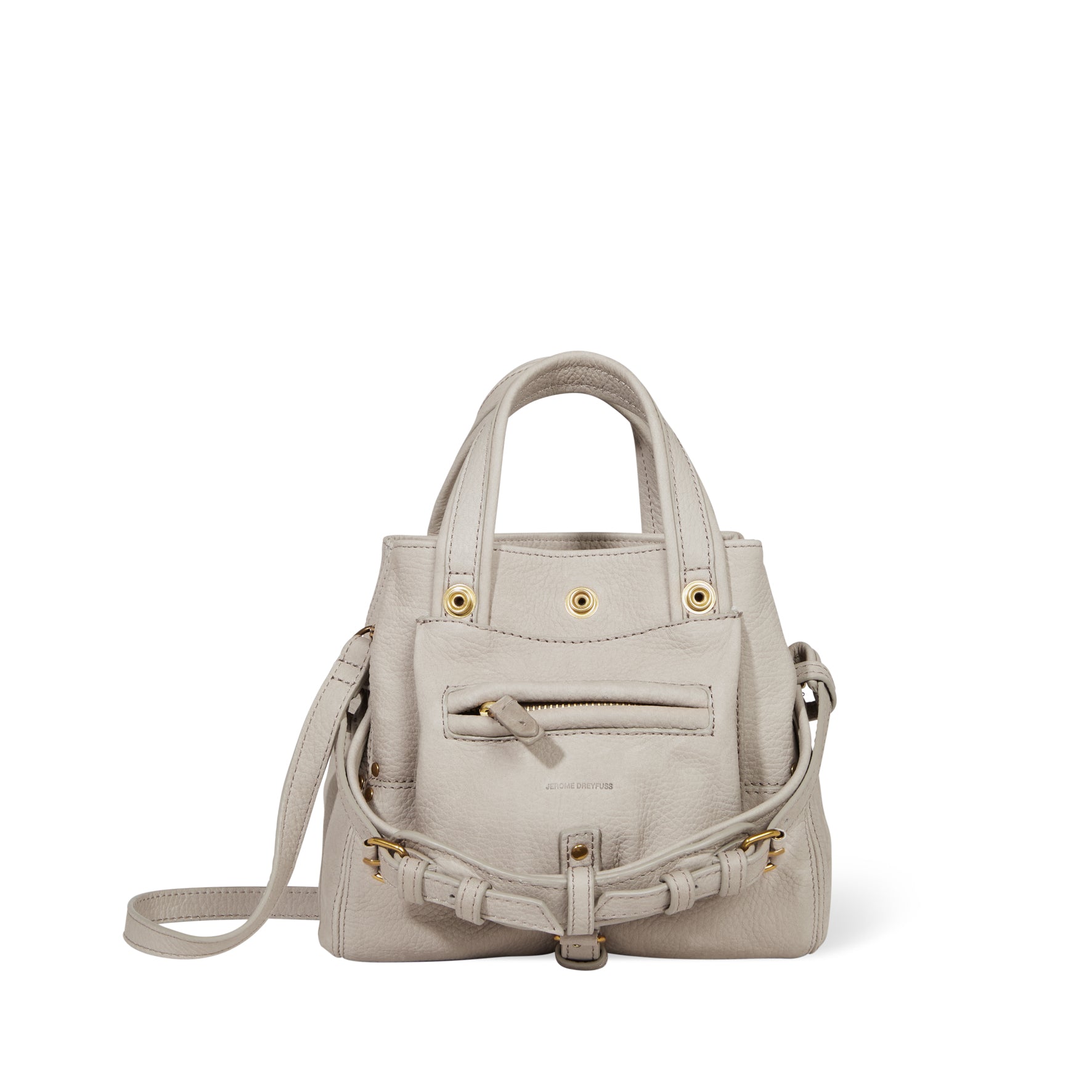 Jerome Dreyfuss Billy Leather Handbag hot In Silver