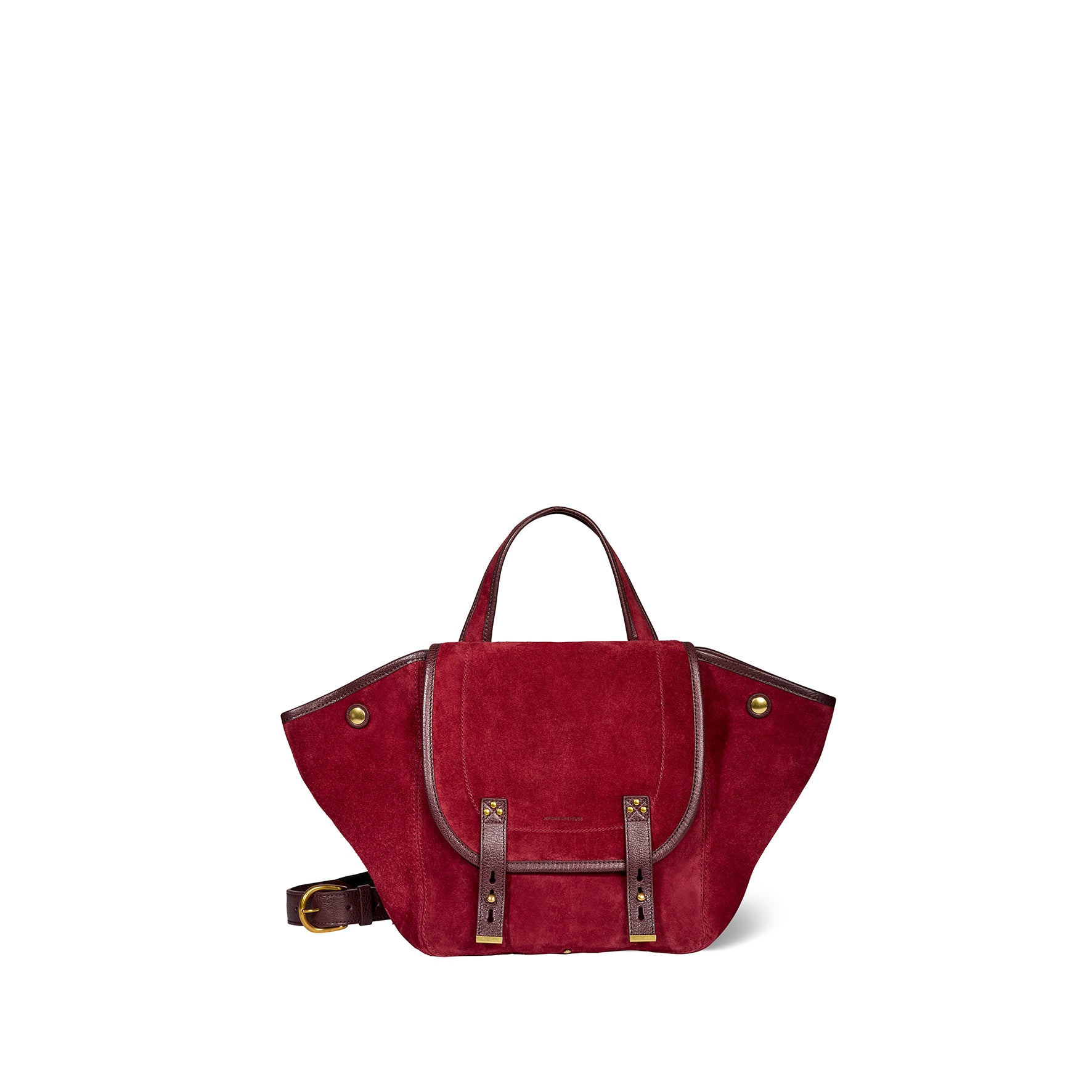 Stan Panier M Croute velours Burgundy