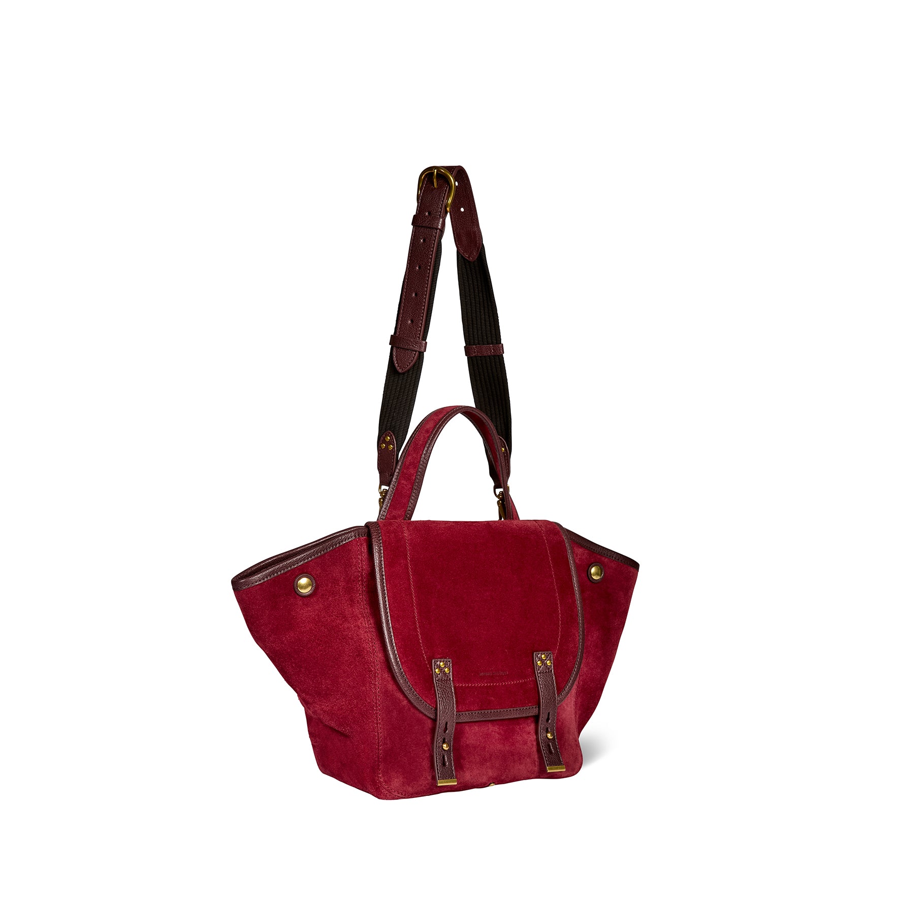 Stan Panier M Croute velours Burgundy