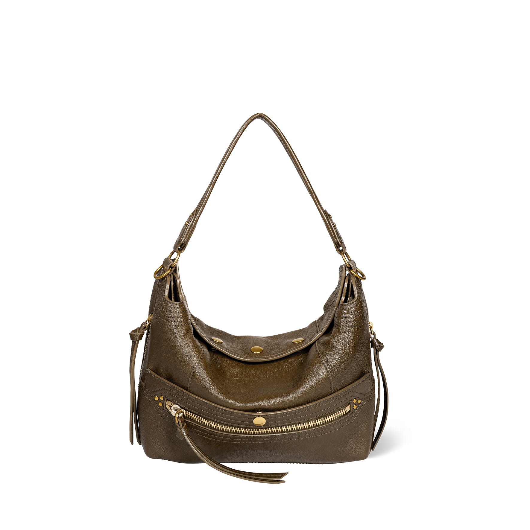 Lucky Hobo Bag Kaki Buffaloskin