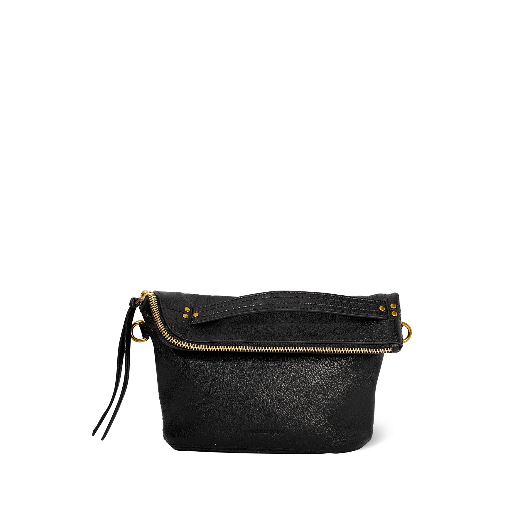 Lucky pochette Noir grainé Goatskin