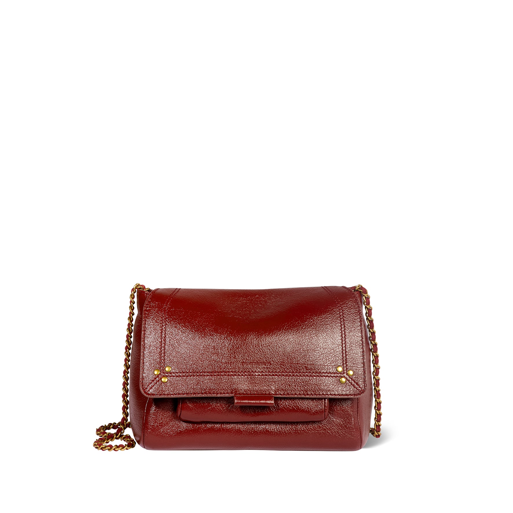 Lulu M Bag Acajou Buffaloskin