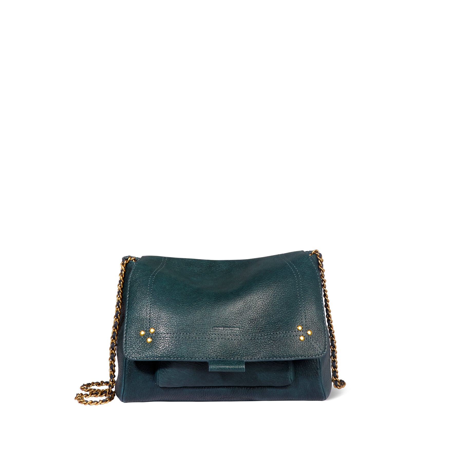 Lulu M Bag Petrol Goatskin