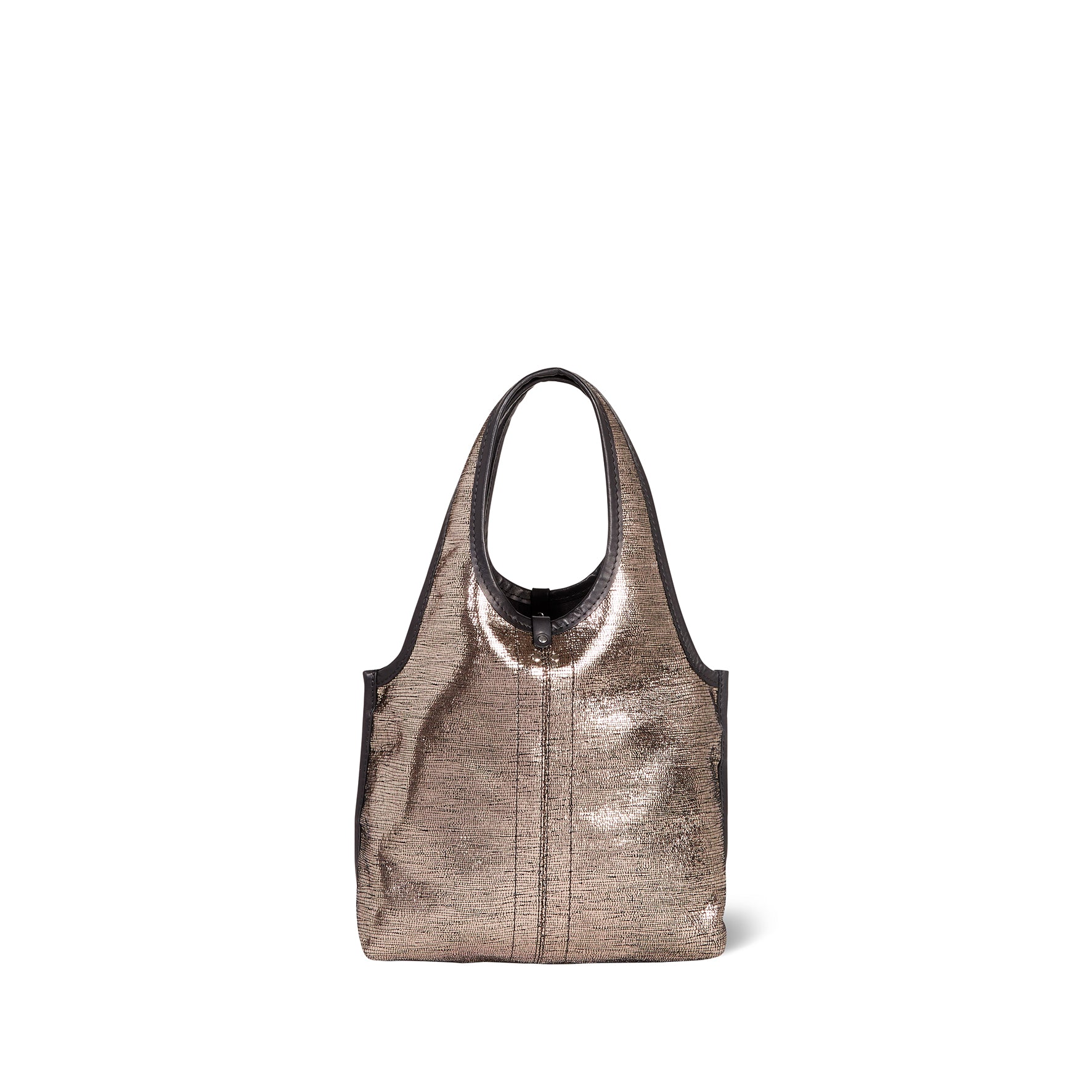 Paco S Bag Lamé Champagne Goatskin