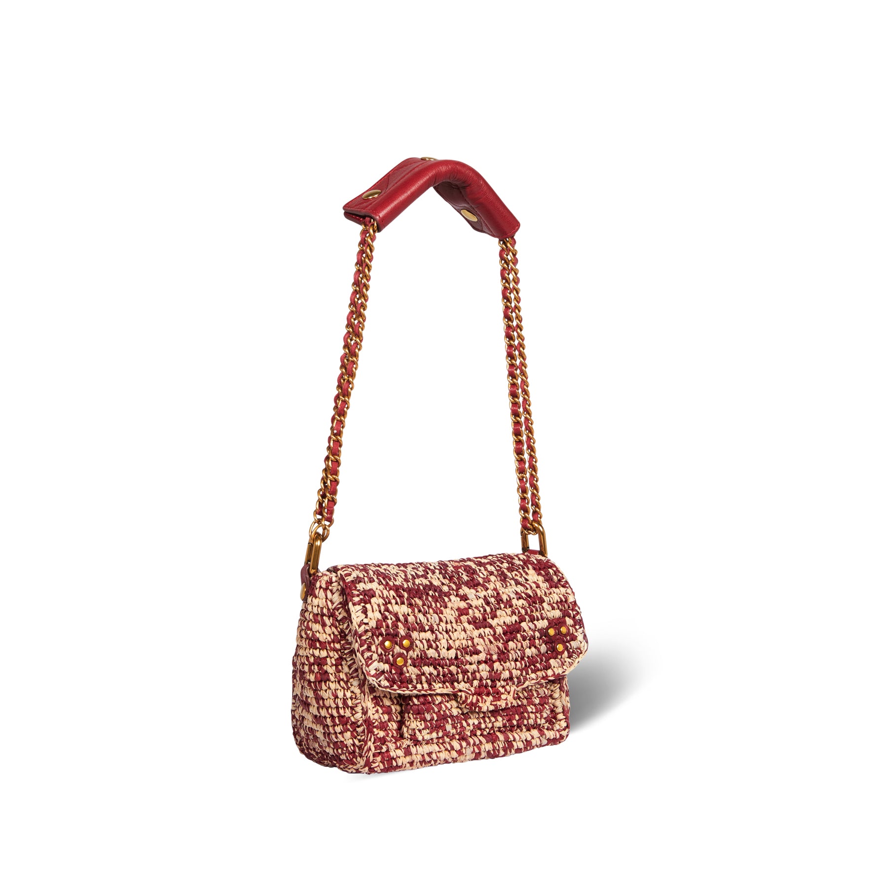 Sac Lulu S Raphia Ruby