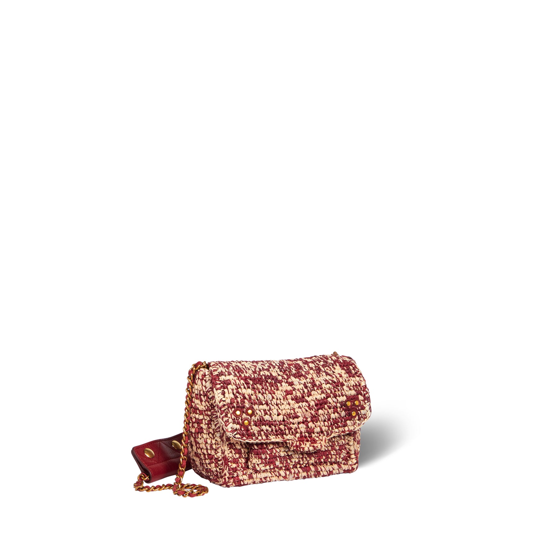 Sac Lulu S Raphia Ruby