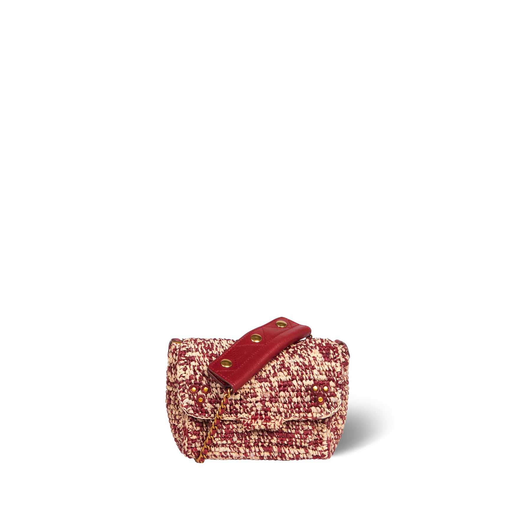 Sac Lulu S Raphia Ruby