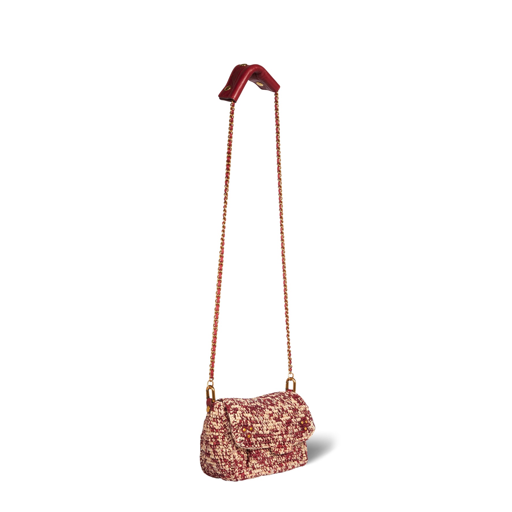 Sac Lulu S Raphia Ruby