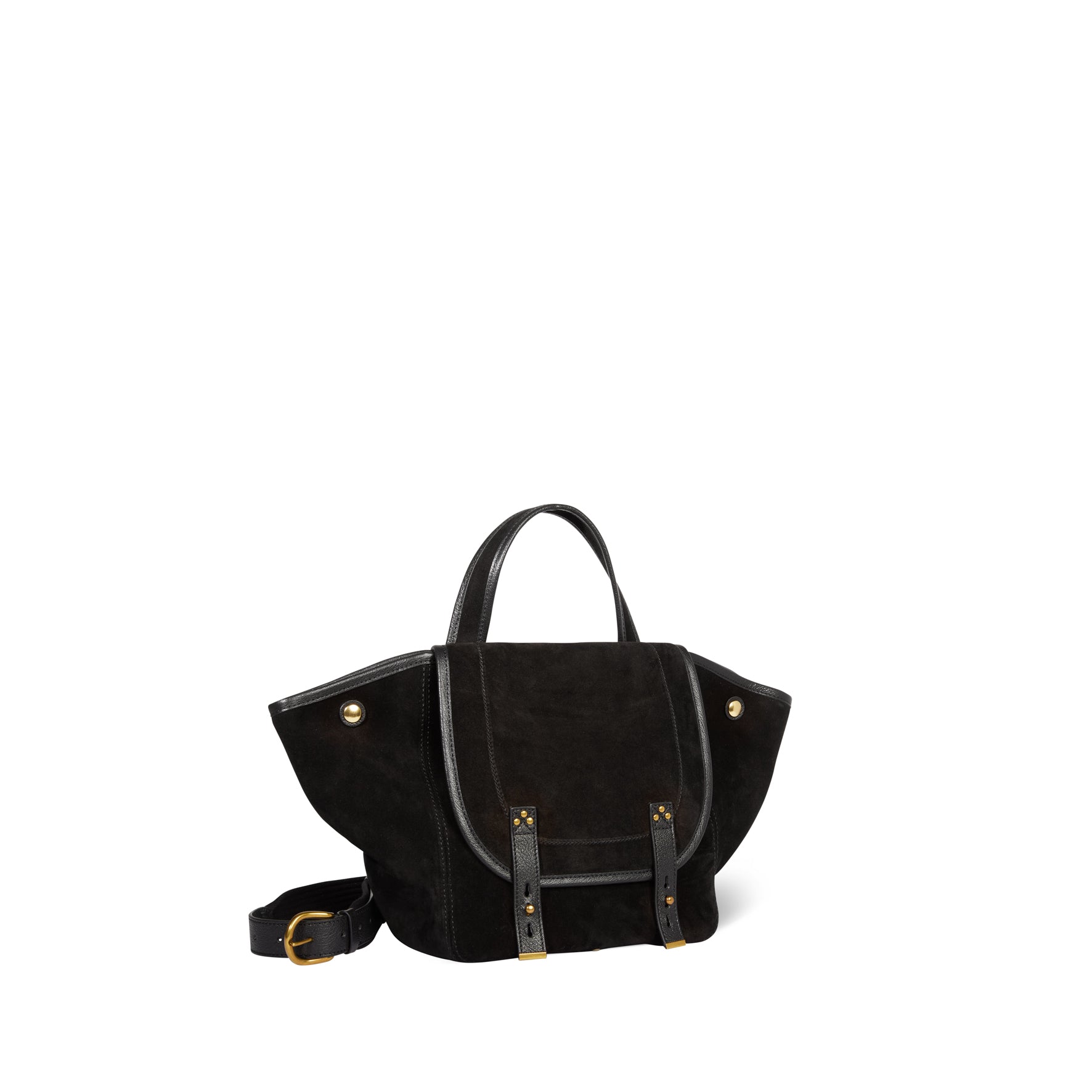 Stan Panier M Croute velours Noir