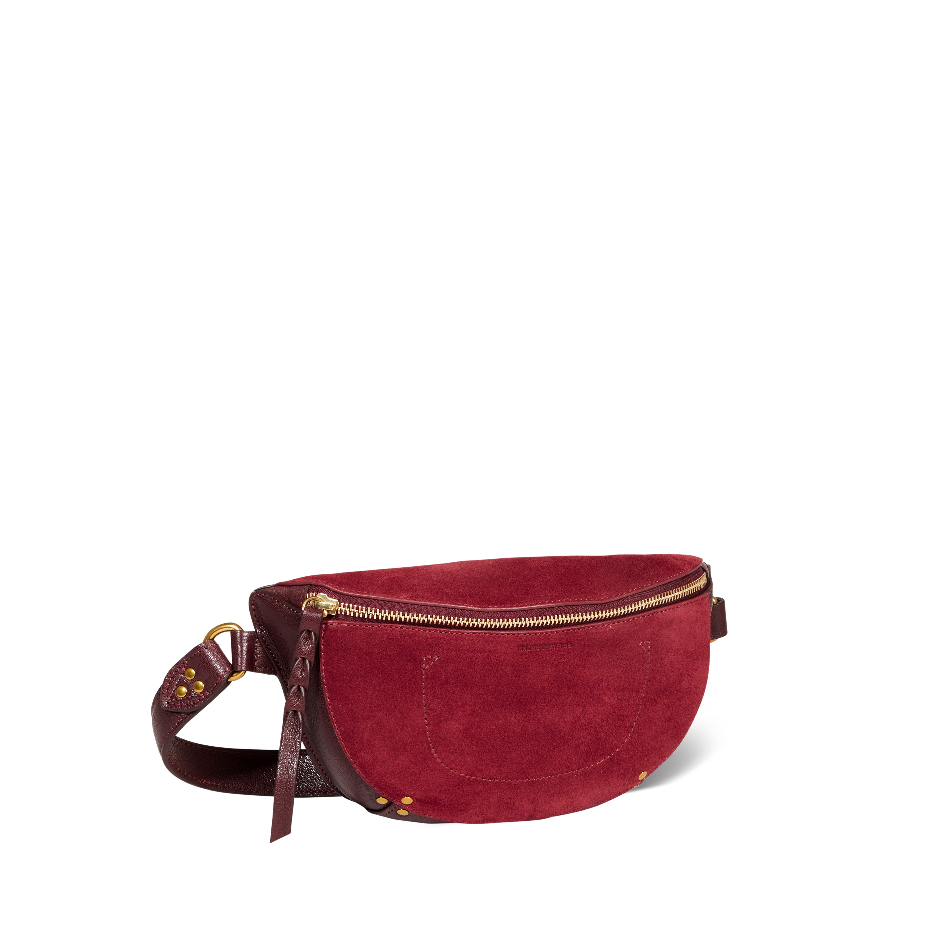 Lino banane Croute velours Burgundy