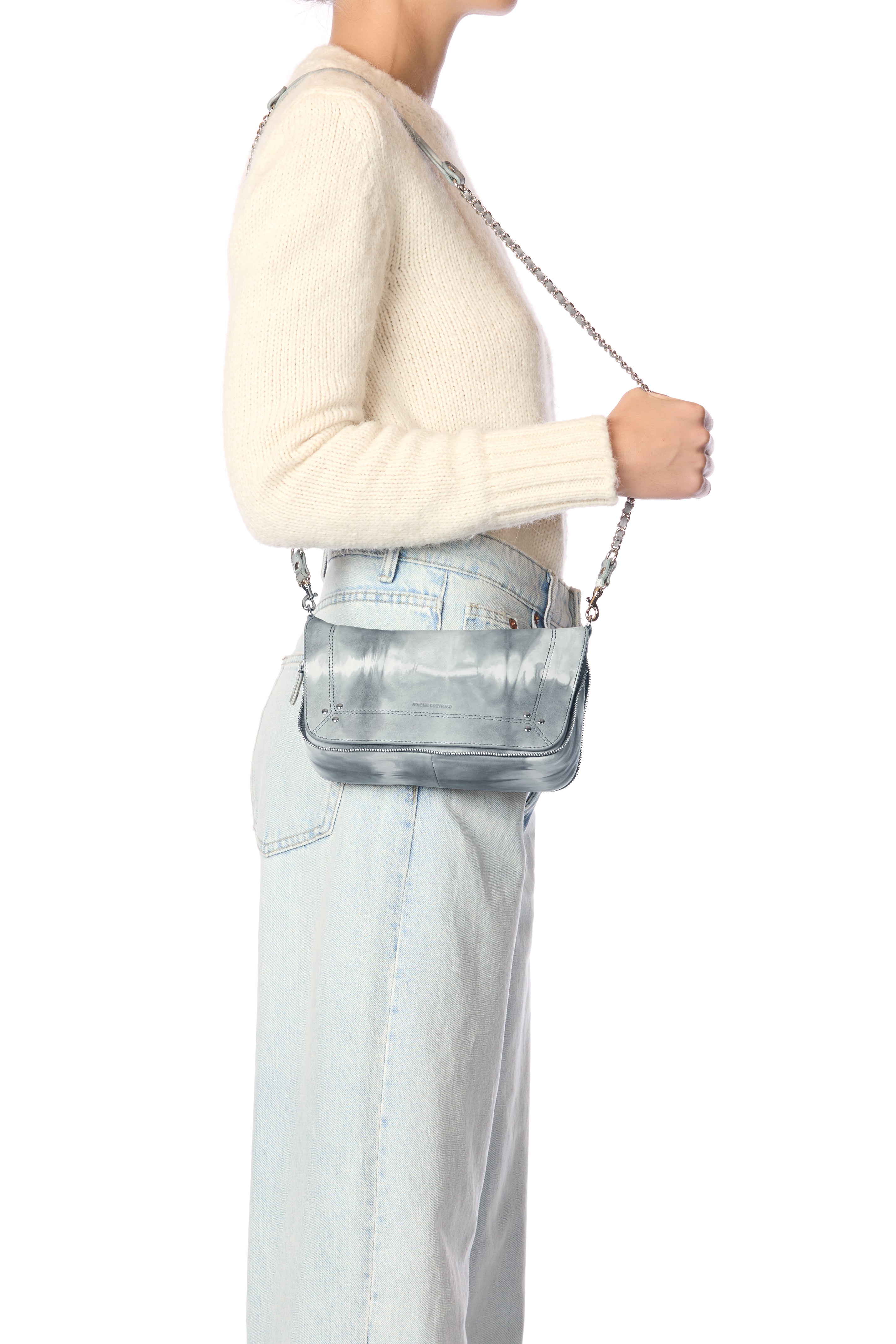 Sac Bobi S Agneau Tie & dye gris