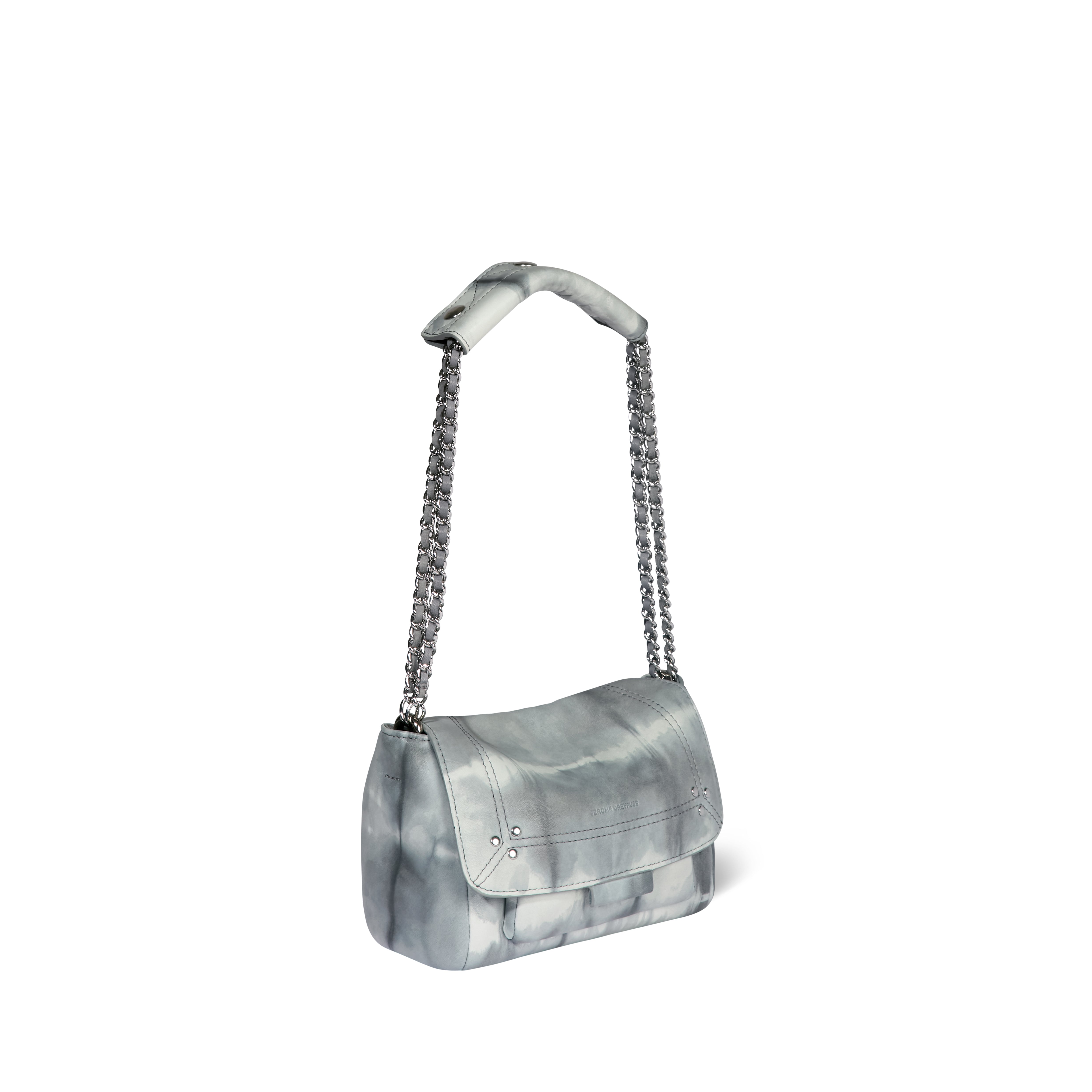 Sac Lulu S Agneau Tie & dye gris