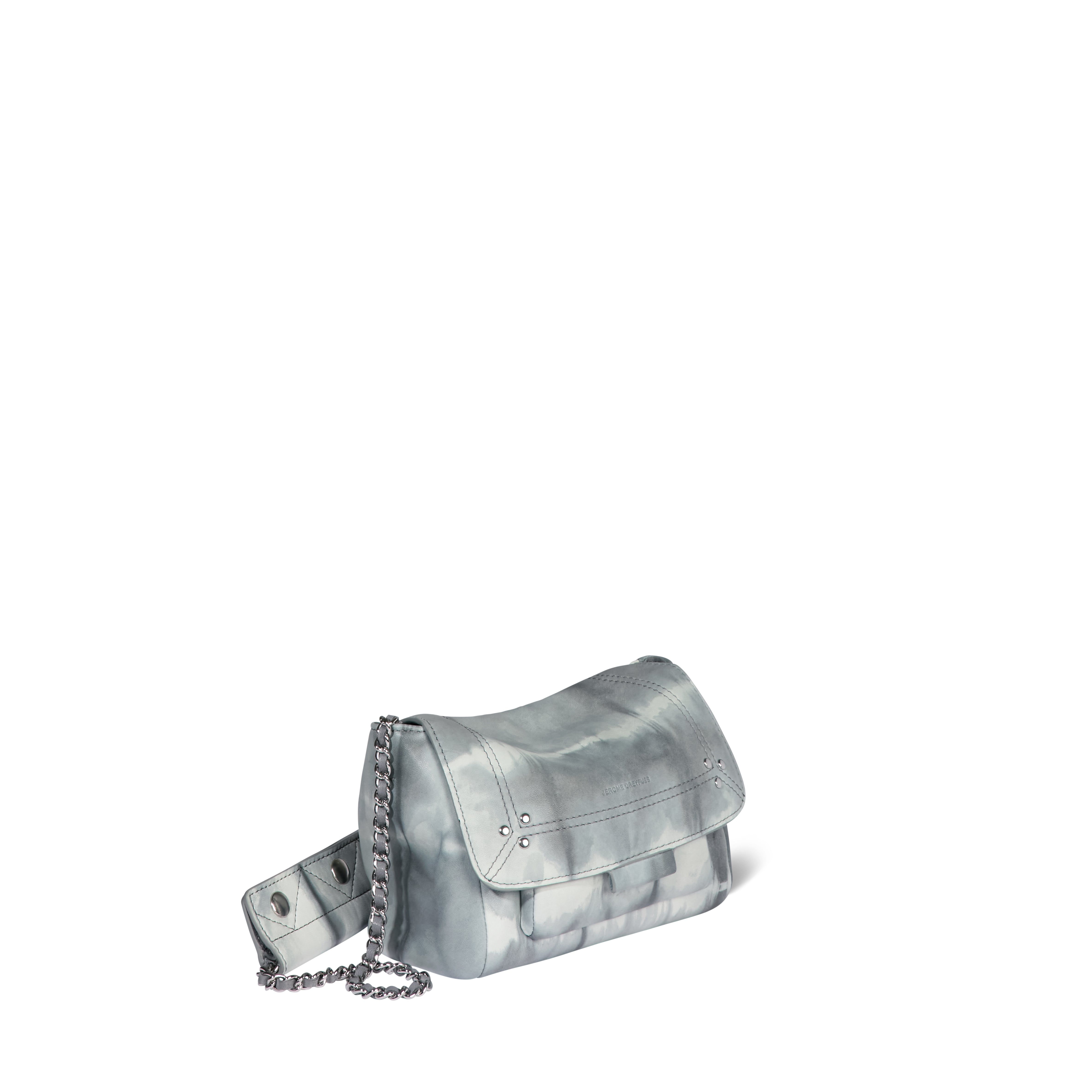 Sac Lulu S Agneau Tie & dye gris