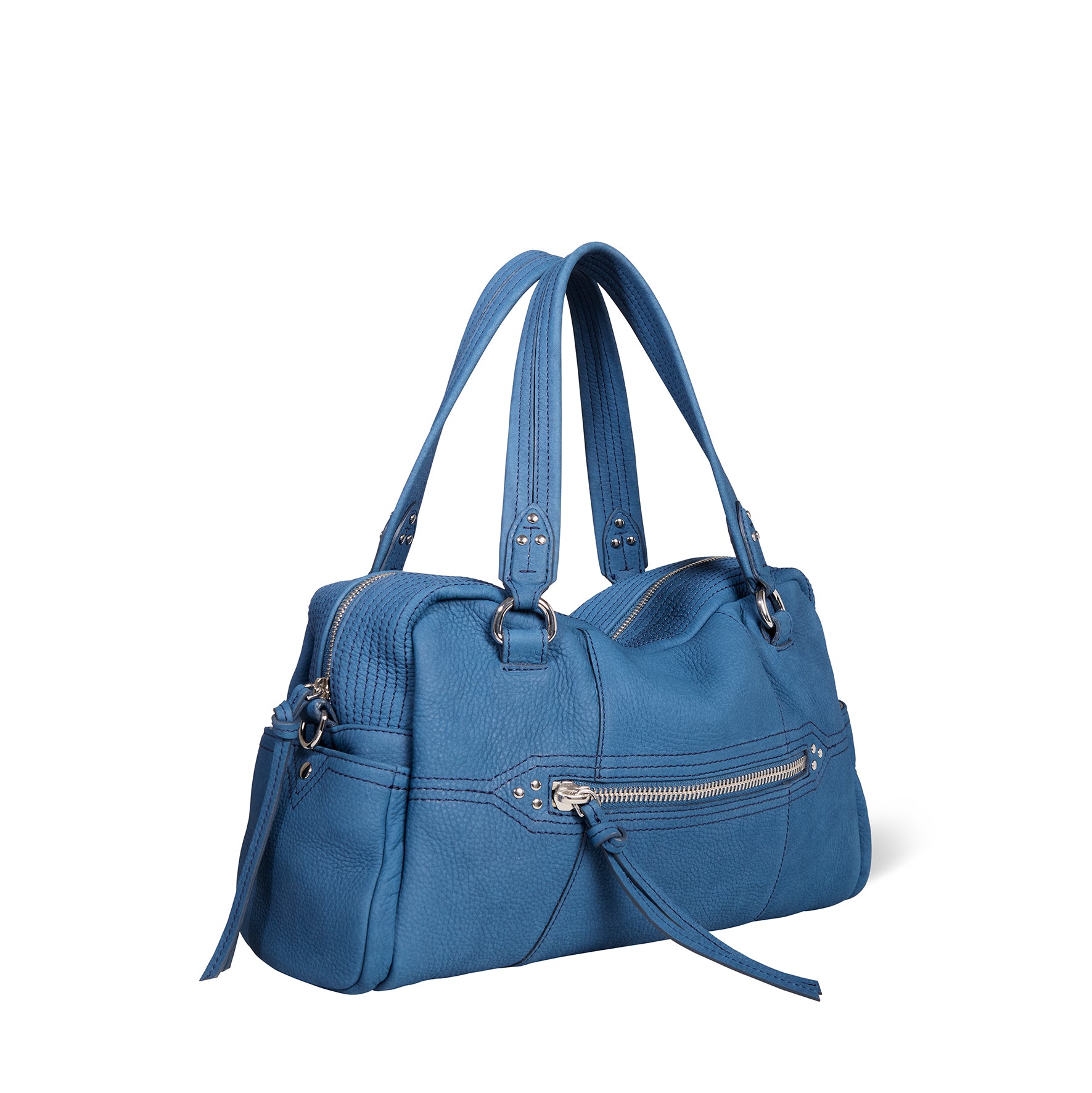 Sac Lucky Bowling Vachette Nubuck indigo