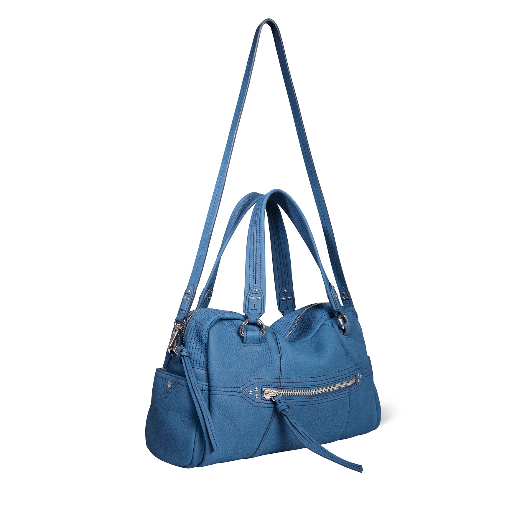 Sac Lucky Bowling Vachette Nubuck indigo