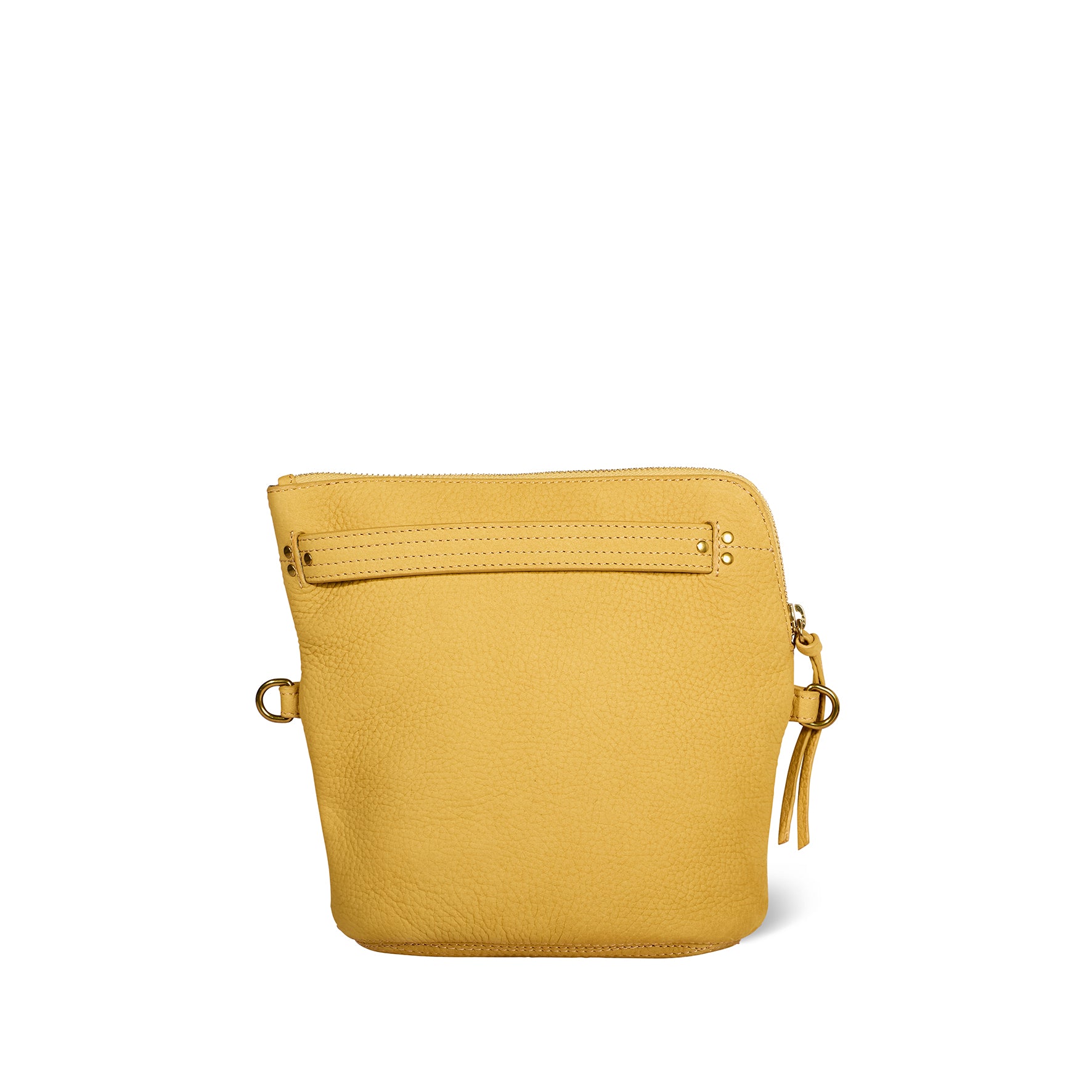 Lucky pochette Vachette Nubuck Mimosa