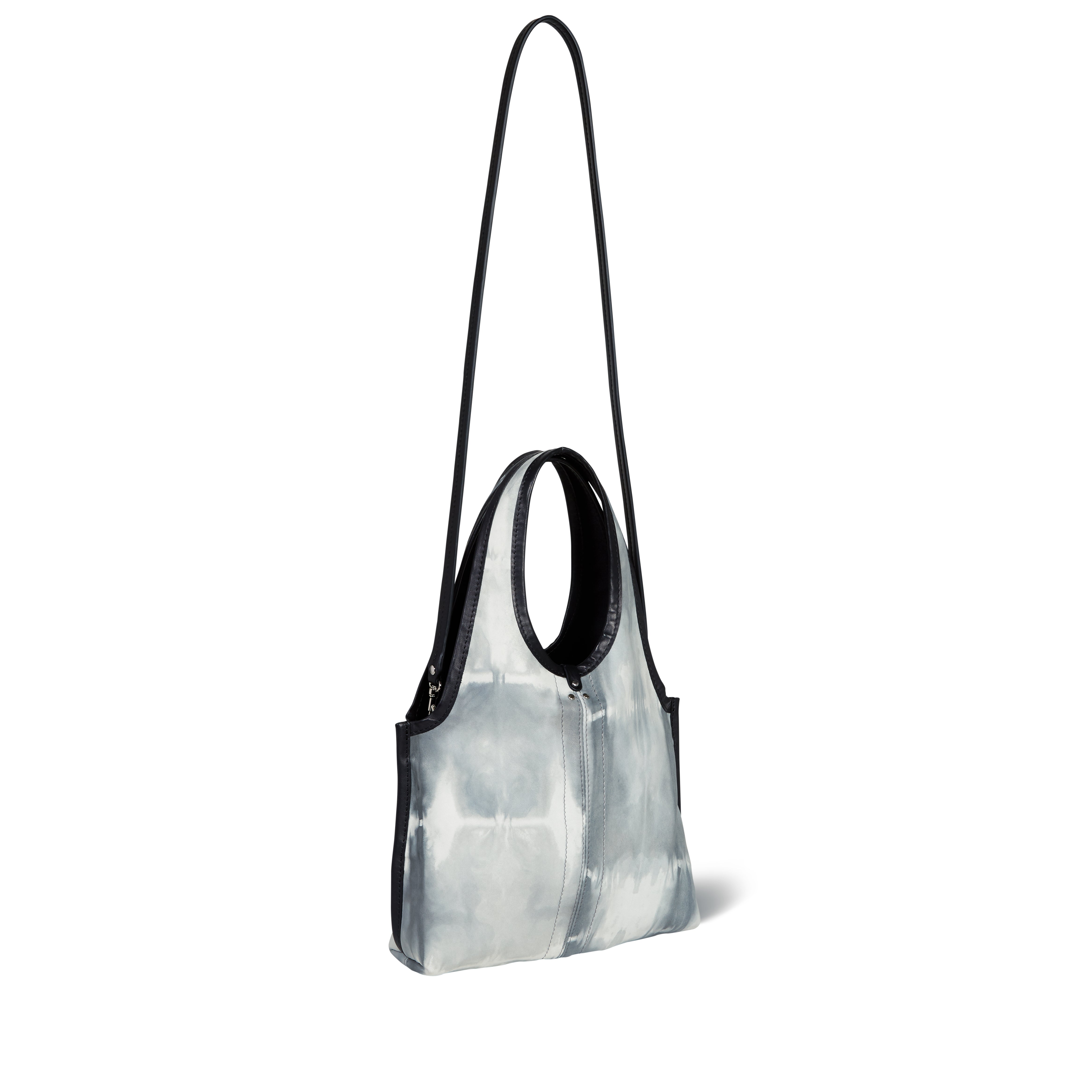 Sac Paco S Agneau Tie & dye gris