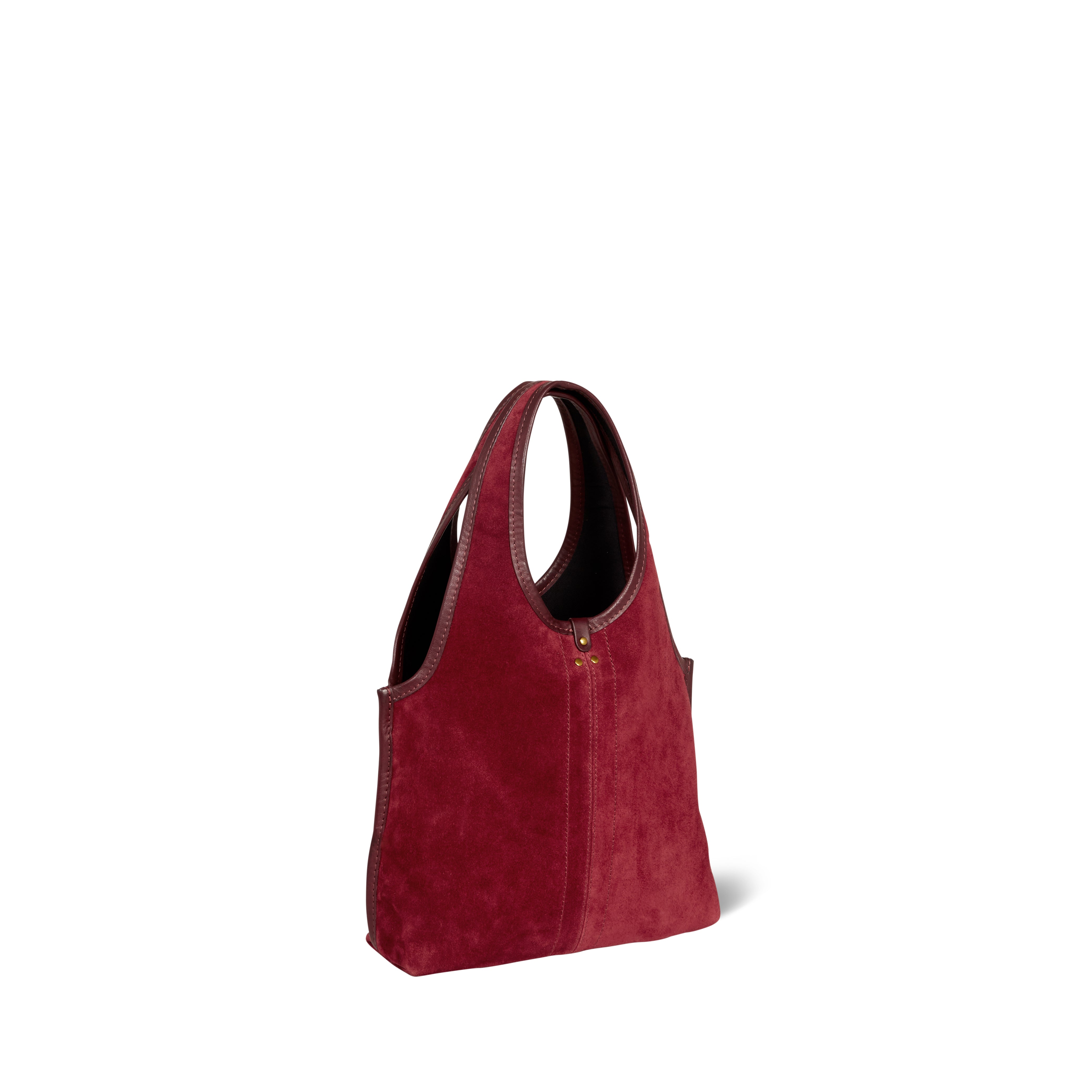 Sac Paco S Croûte Velours Burgundy