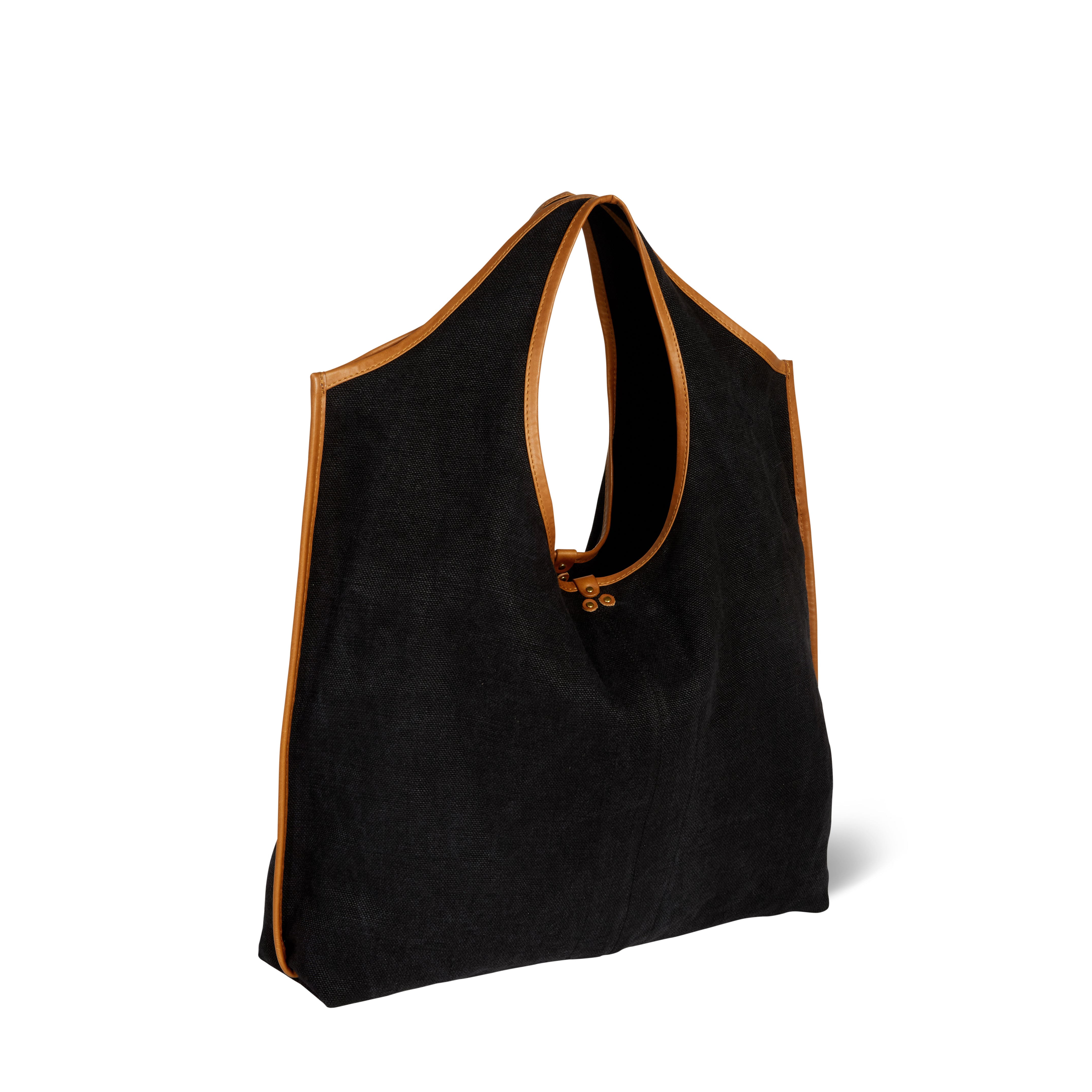 Sac Paco Toile Lin noir